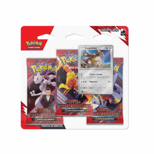 (PT-BR) Pokémon Blister Triplo Rivais Predestinados Kangaskhan